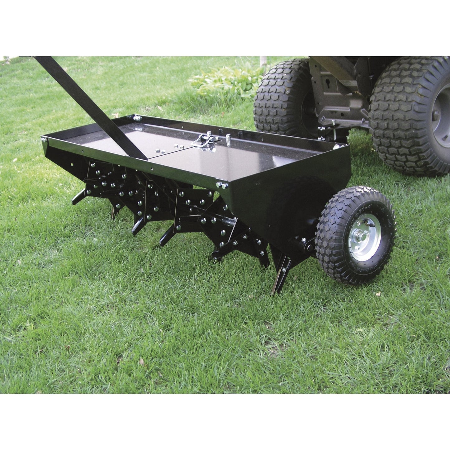 Strongway Tow Behind Plug Lawn Aerator 48 In. 32 Coring Plugs&nbsp; - 49167