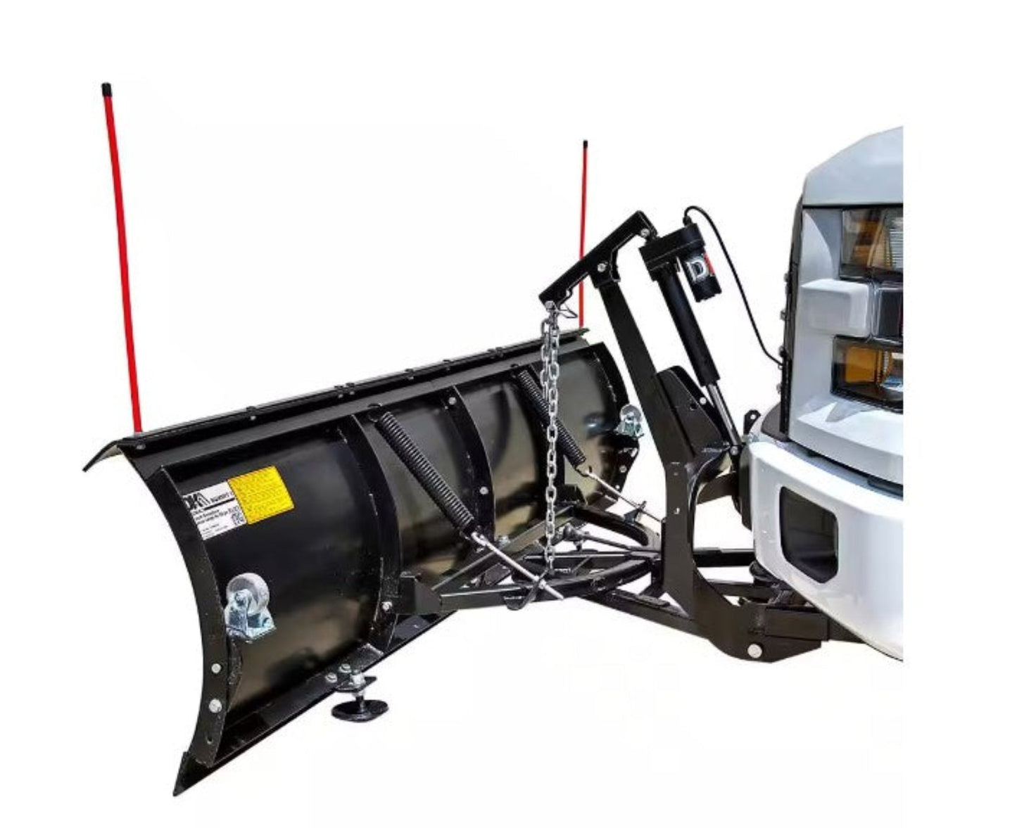 DK2 STOR8422ELT Storm II Elite 84 x 22 in. Custom Mount Snow Plow Kit with Actuator Lift New - STOR8422ELT