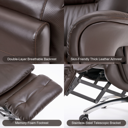 Kinnls Pelle Massage Executive Chair - GF6A19MCHV5