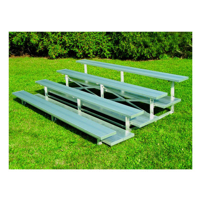 Bleacher  4 Row Powder Coated Low Rise Aluminum