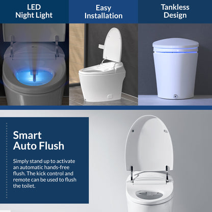 Bio Bidet Discovery DLX Smart Bidet Toilet - 7ZDISCDLX 000