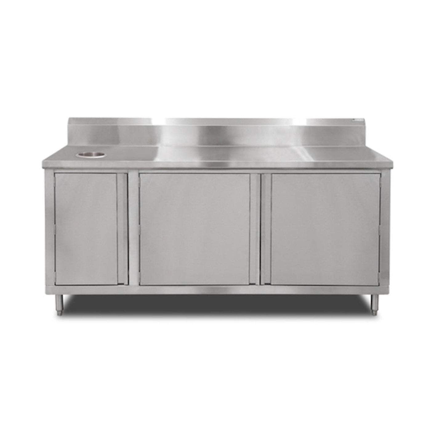 John Boos 4BU4R5-3648-L Work Table with Beverage Cabinet - JB4BU4R53648L