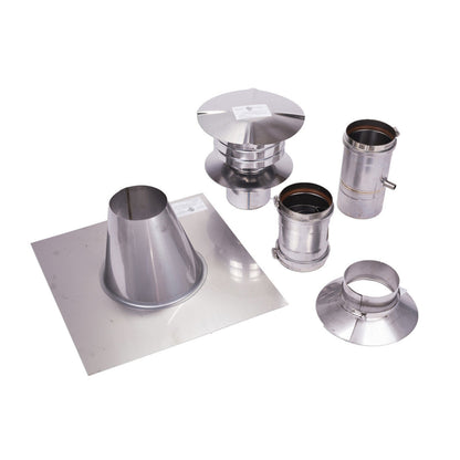 Eccotemp 4" Stainless Steel Vertical Vent Kit - 1779607493554_719