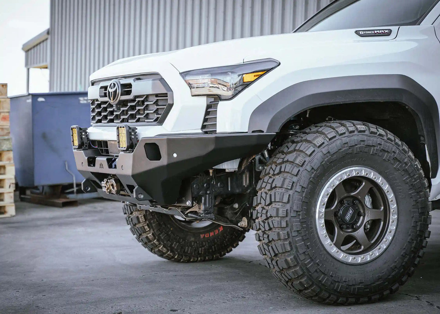Backwoods Adventure Hi-Lite Overland Toyota Tacoma Front Bumper 4th Gen (2024-2026) [No Bull Bar] - BWTT4F-9860