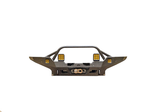 Backwoods Adventure Hi-Lite Overland Toyota Tacoma Front Bumper 4th Gen (2024-2026) [Prerunner Bull Bar] - BWTT4F-9870