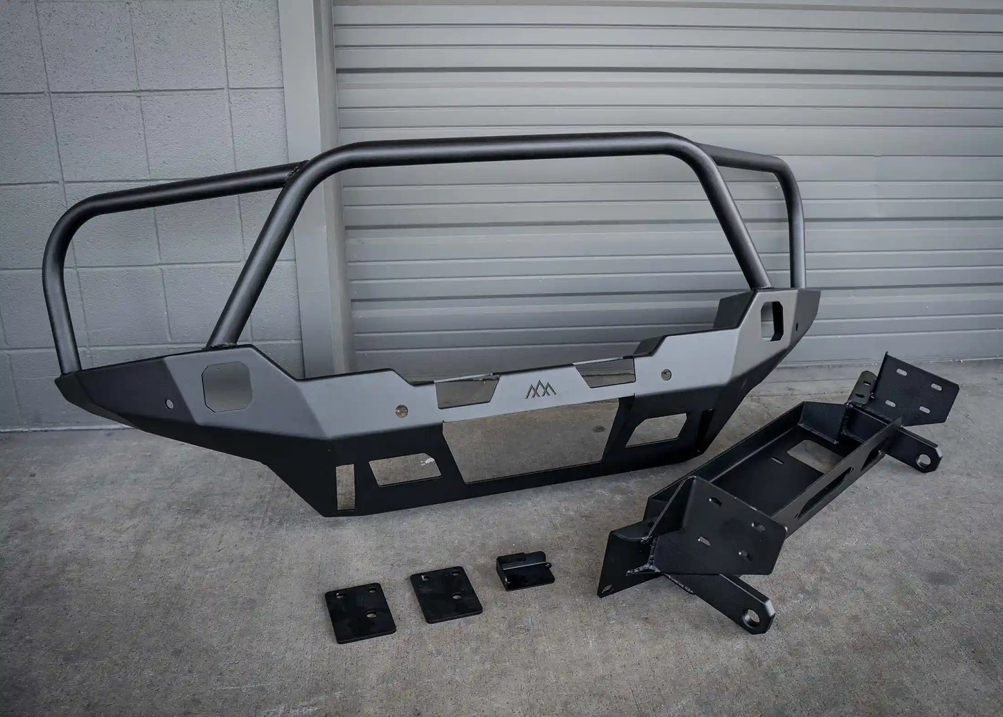 Backwoods Adventure Hi-Lite Overland Toyota Tacoma Front Bumper 4th Gen (2024-2026) [Bull Bar] - BWTT4F-9865