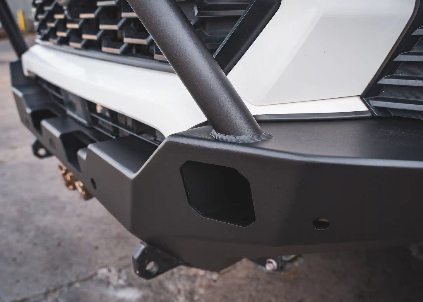 Backwoods Adventure Hi-Lite Overland Toyota Tacoma Front Bumper 4th Gen (2024-2026) [Bull Bar] - BWTT4F-9865