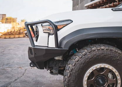 Backwoods Adventure Hi-Lite Overland Toyota Tacoma Front Bumper 4th Gen (2024-2026) [Bull Bar] - BWTT4F-9865