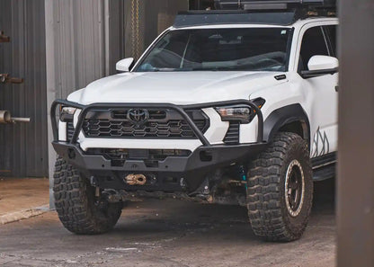 Backwoods Adventure Hi-Lite Overland Toyota Tacoma Front Bumper 4th Gen (2024-2026) [Bull Bar] - BWTT4F-9865
