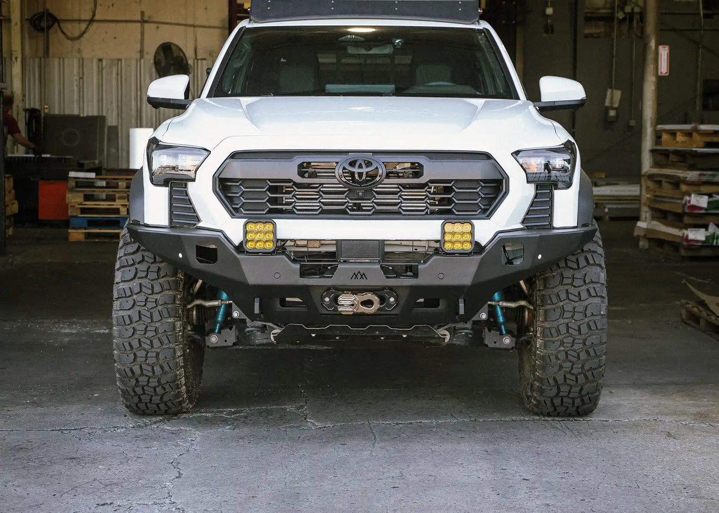 Backwoods Adventure Hi-Lite Overland Toyota Tacoma Front Bumper 4th Gen (2024-2026) [No Bull Bar] - BWTT4F-9860