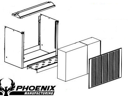 Wet Section Replacement 6800 8" Aerocool Metal Media Support Style