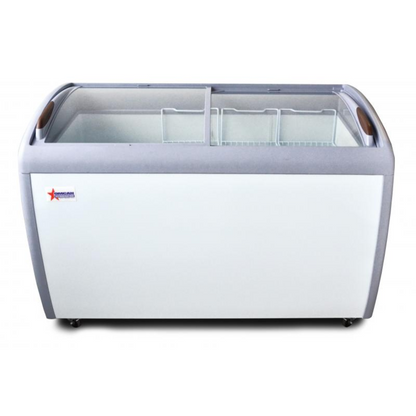 Chef AAA  Commercial 50" Glass Door Frozen Food or Ice Cream Chest Freezer Display - FR-CN-1245