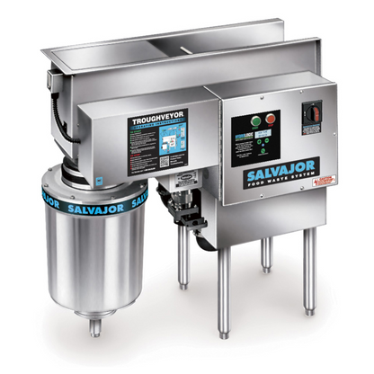 Salvajor 500-TVR TroughVeyor food waste conveying disposer system, RH, 500 - SL500TVR
