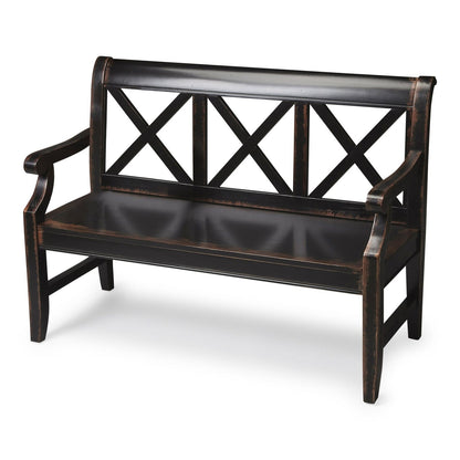 Butler Specialty Company Gerrit Wooden 44""W Bench, Black -  5048250