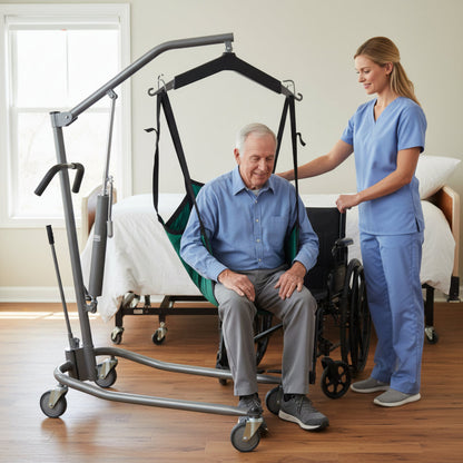 Drive Medical Hydraulic Patient Lift with Six Point Cradle - DM-13023