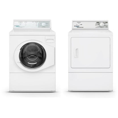 Speed Queen LFN50RSP119TW01 27 Inch Commercial Front Load Washer & Speed Queen DV2000WE 27 Inch Electric Dryer - Speed Queen-LFN50RSP119TW01-DV2000WE