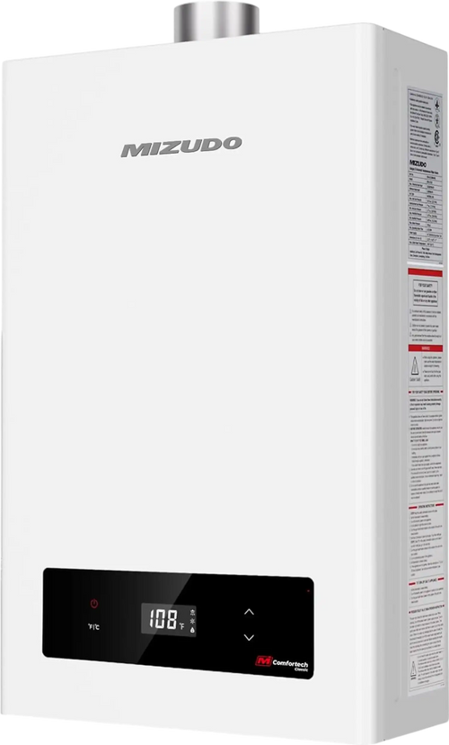Mizudo CS120 Tankless Water Heater Propane Gas 5.1 GPM 120,000 BTU New - FDG-CS120BW-LP