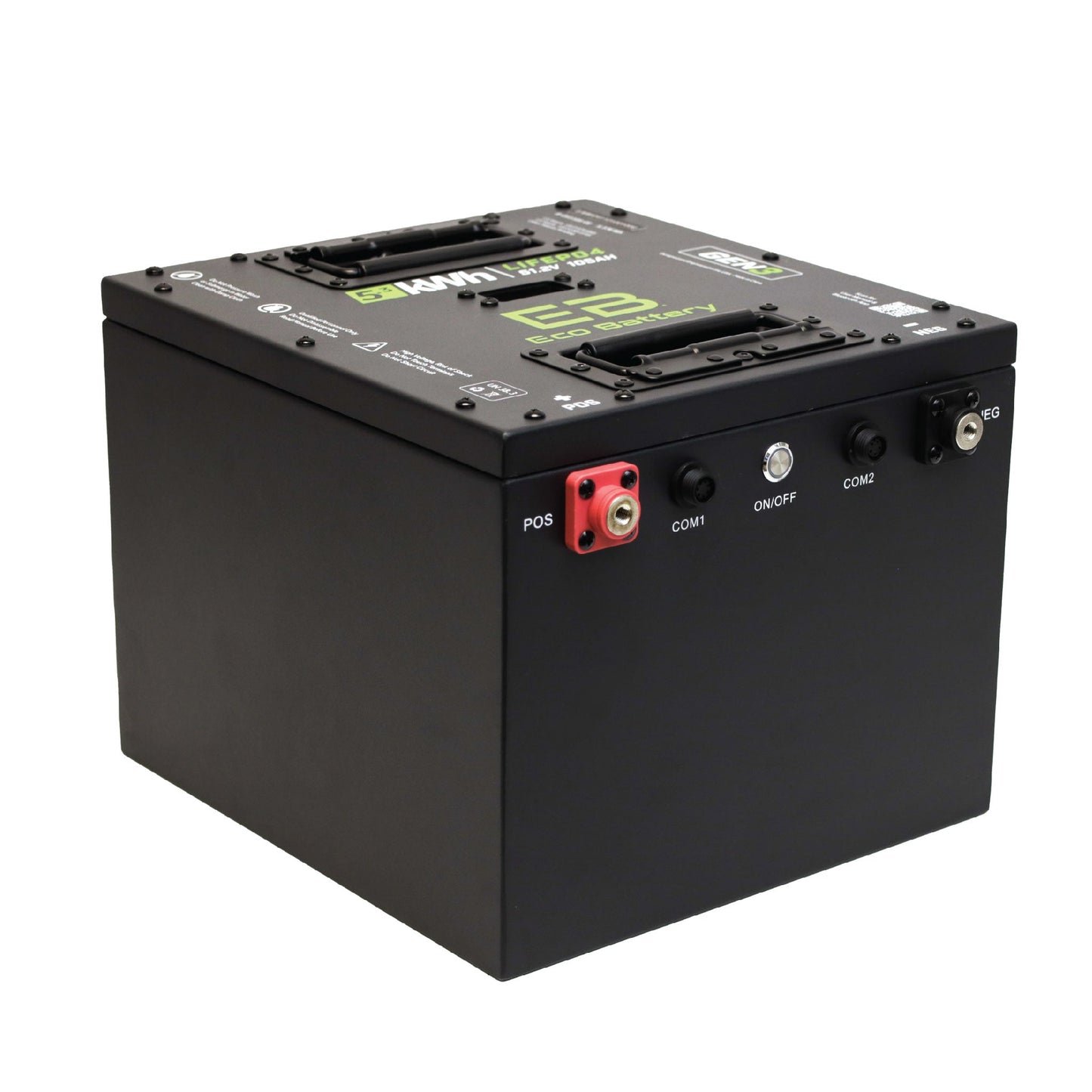 Eco Battery 51V 105AH Thru-Hole LiFePO4 Gen3 Battery - A-051105-01