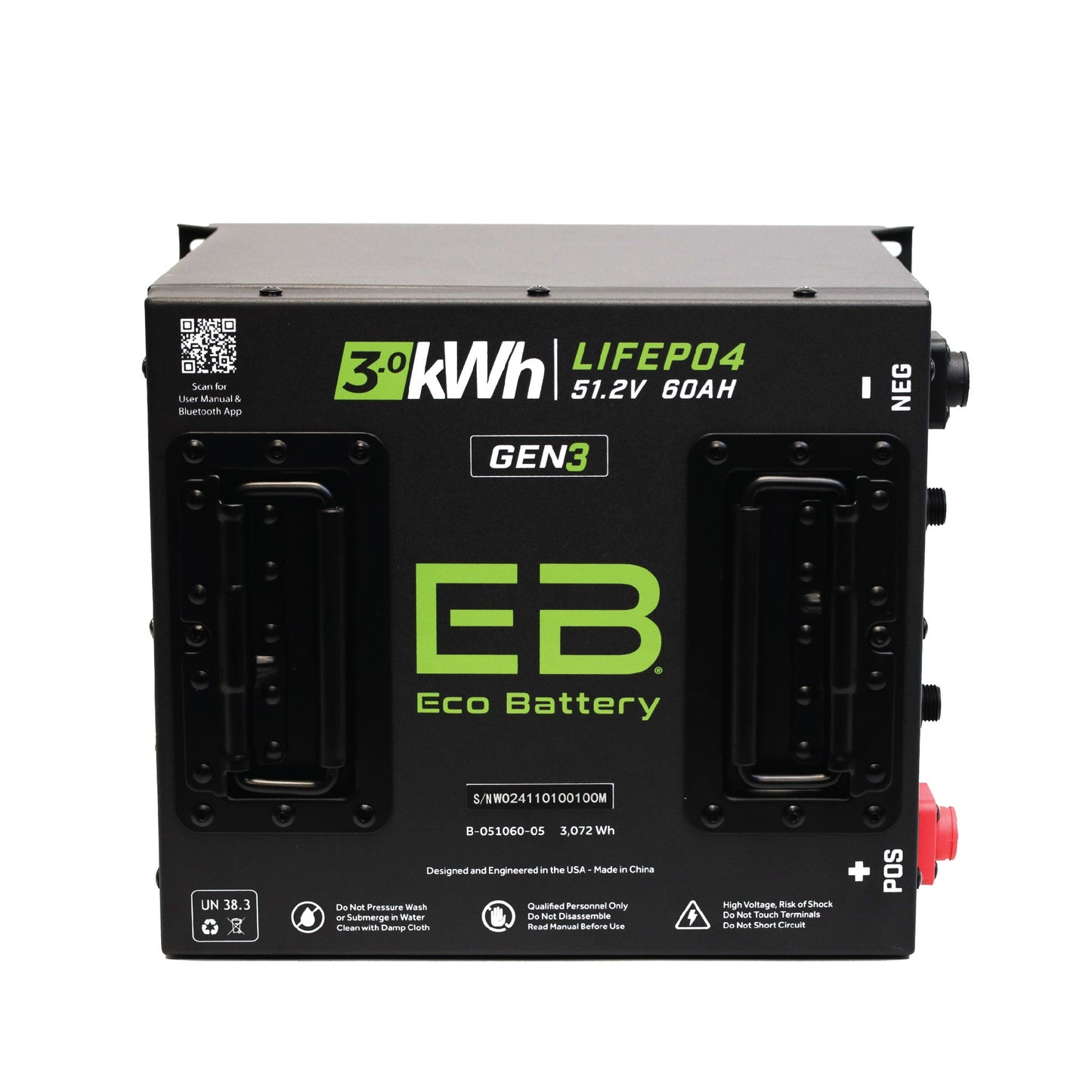 Eco Battery 51V 60AH Battery Bundle / Yamaha G1-G16 - B-3546
