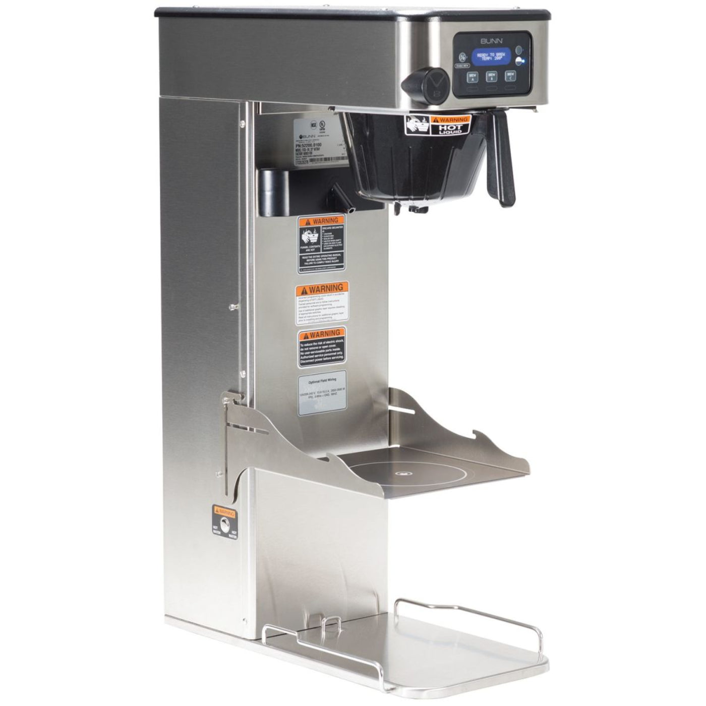 Bunn  ITCB-DV Infusion Series Tea/Coffee Brewer with Tray - BU522000000