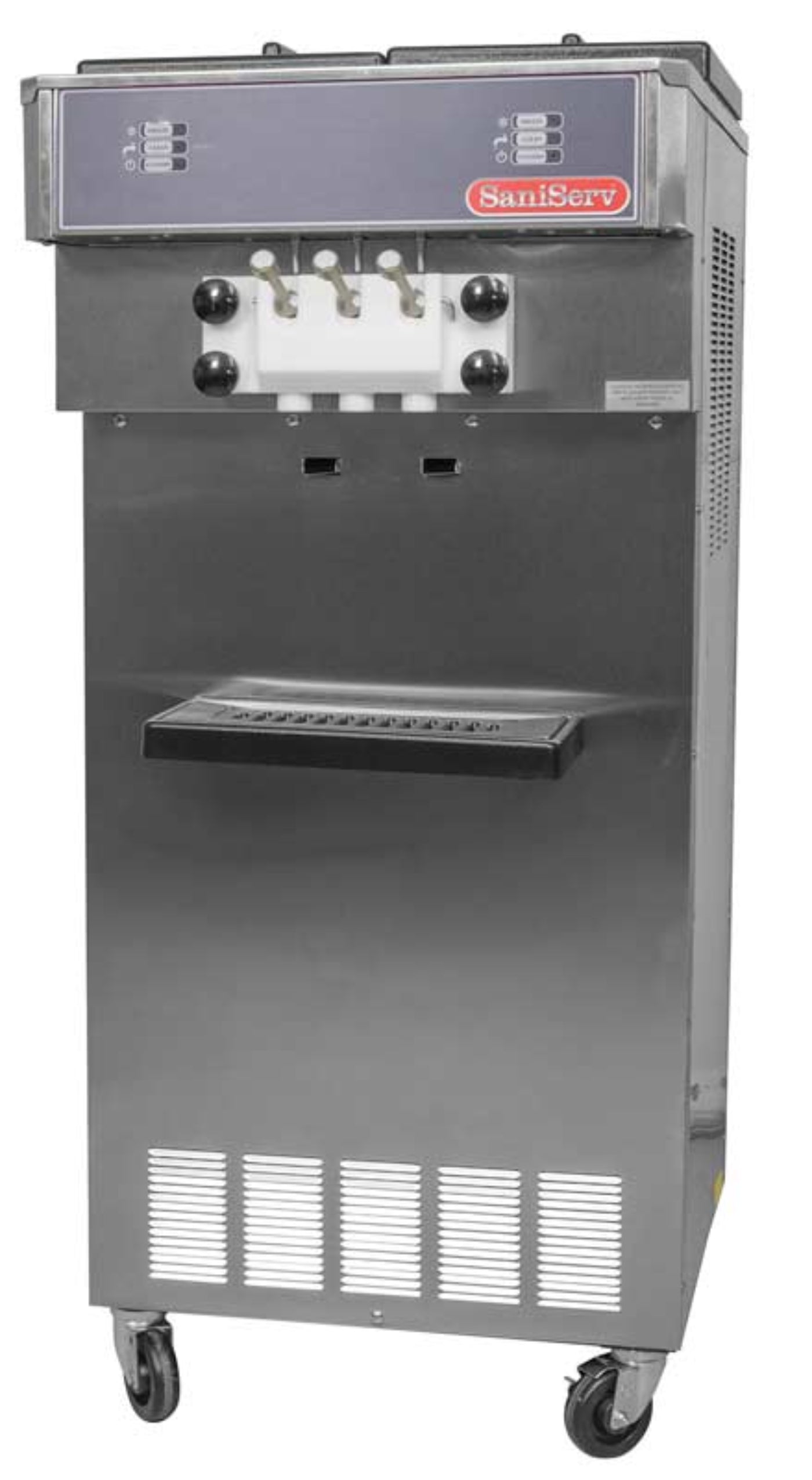 SaniServ 522 | 26" Wide 34 Qt. Double Hopper Floor Model Soft Serve Ice Cream Machine - SAN-522A