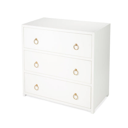 Butler Specialty Company Lark 3 Drawer Dresser, White  - 5392304