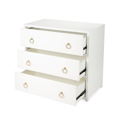 Butler Specialty Company Lark 3 Drawer Dresser, White  - 5392304