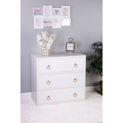 Butler Specialty Company Lark 3 Drawer Dresser, White  - 5392304
