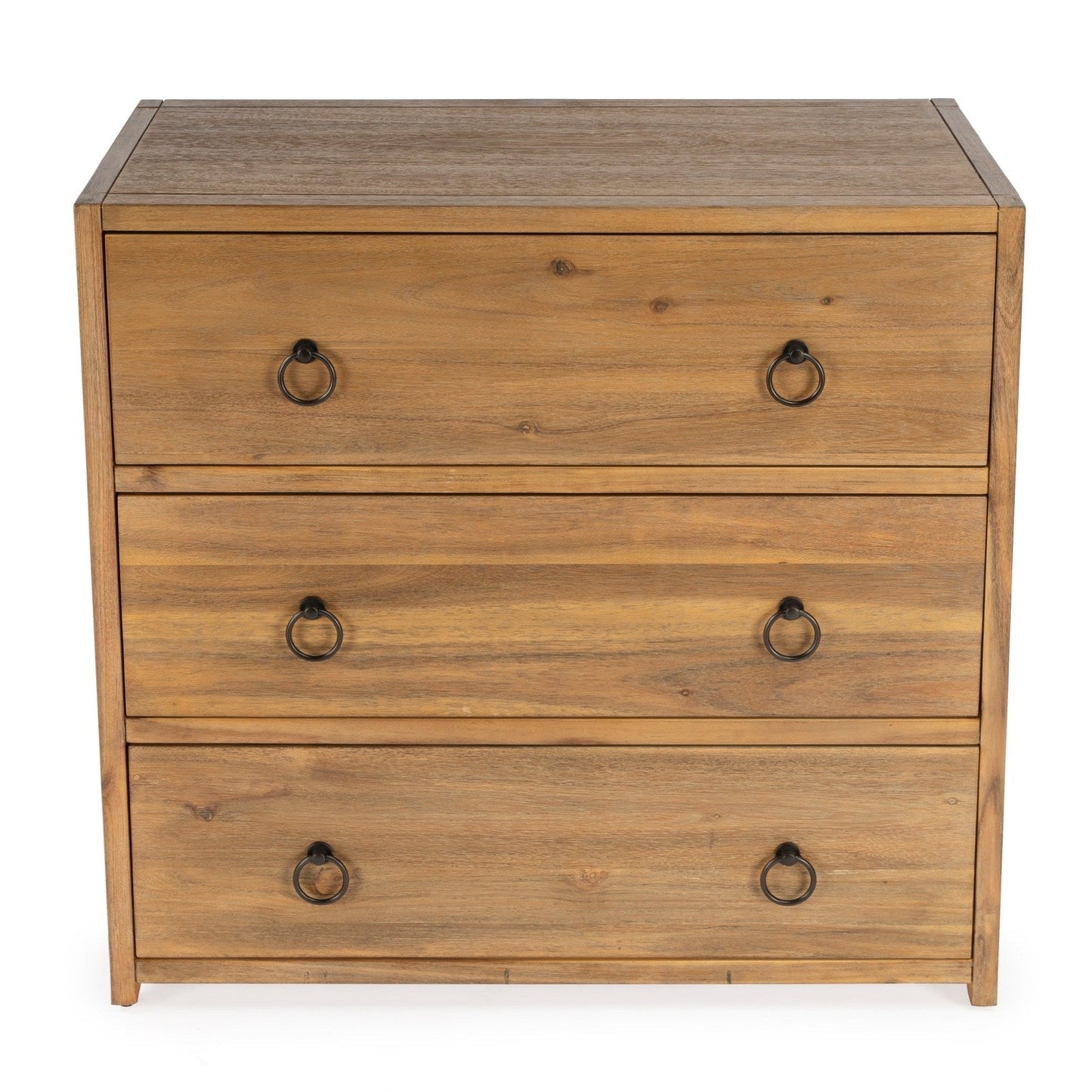Butler Specialty Company Lark 3 Drawer Dresser, Light Brown  - 5392312