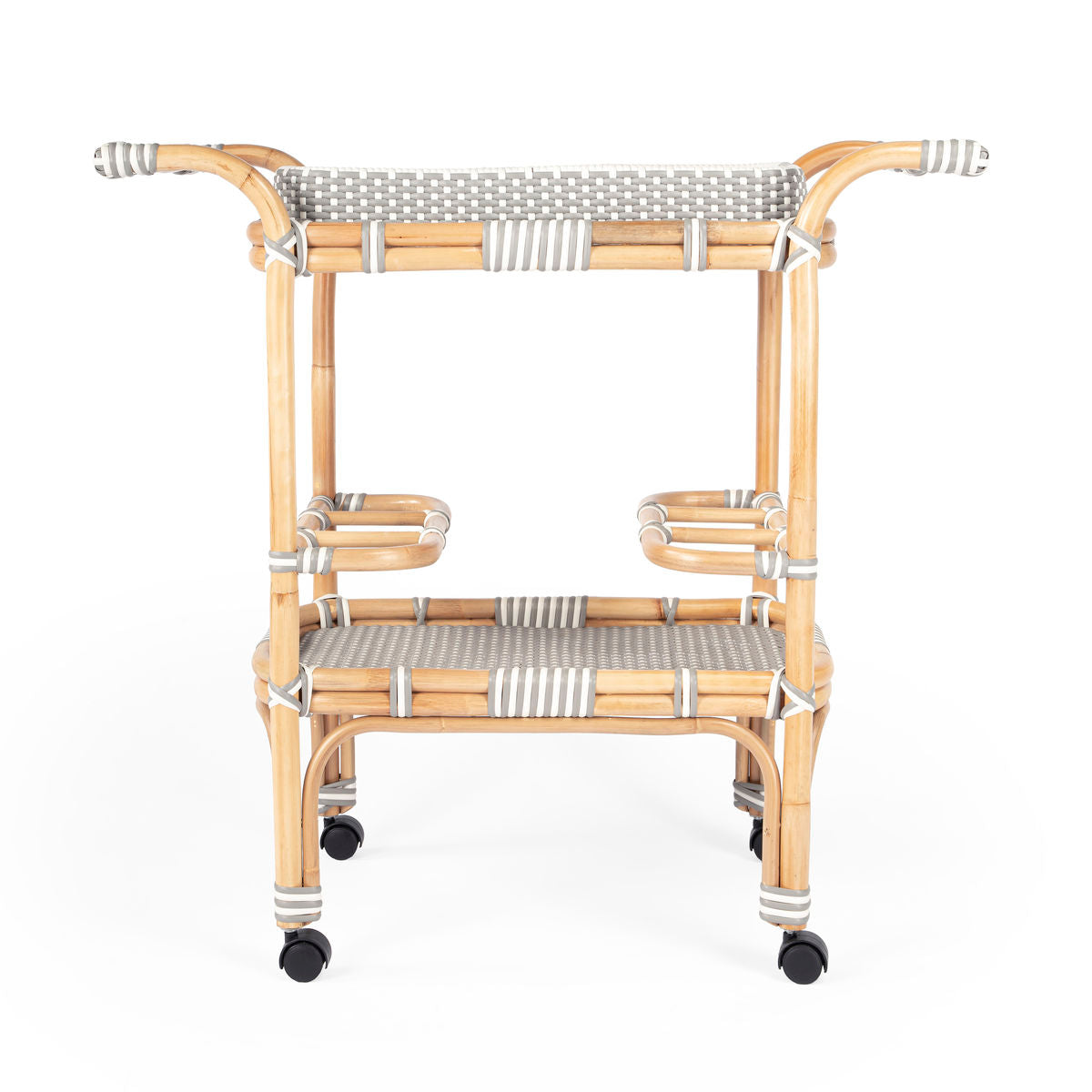 Butler Specialty Selena Rattan Bar Cart