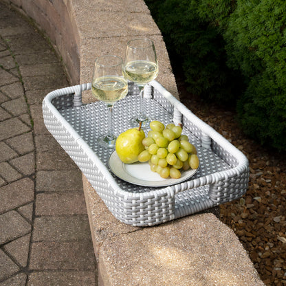 Butler Specialty Selena Rattan Bar Cart