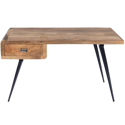 Butler Specialty Company Anuri Natural Wood & Metal Desk, Light Brown  - 5449312