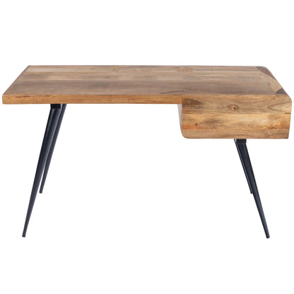 Butler Specialty Company Anuri Natural Wood & Metal Desk, Light Brown  - 5449312