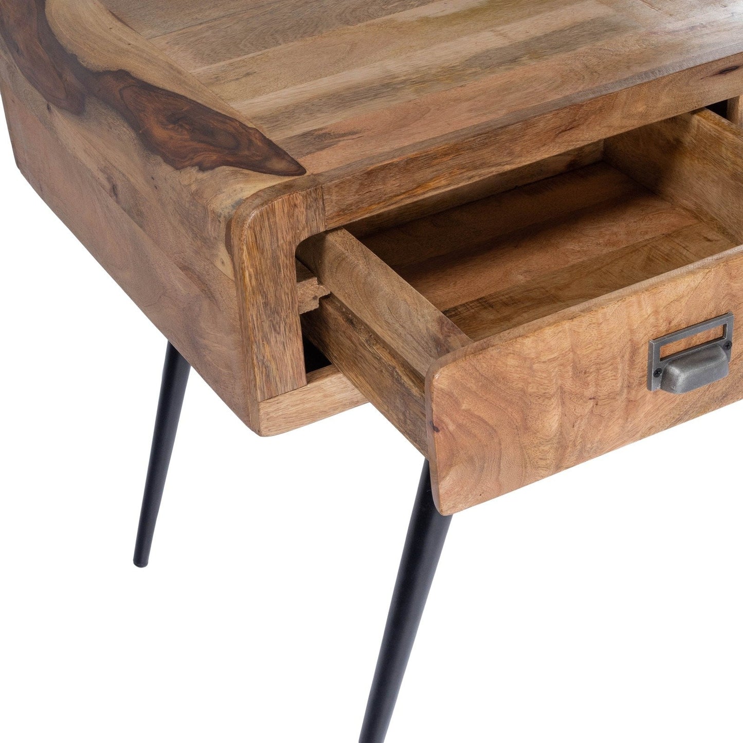 Butler Specialty Company Anuri Natural Wood & Metal Desk, Light Brown  - 5449312