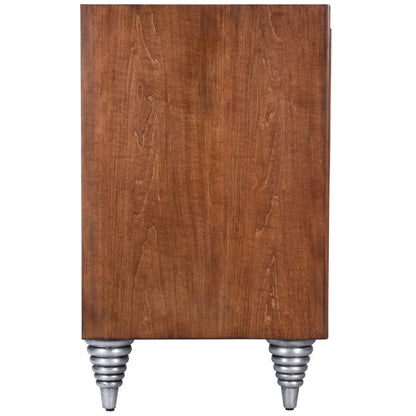 Butler Specialty Company Shelly Leather & Capiz Shell Inlay 55"" Sideboard, Medium Brown -  5486350