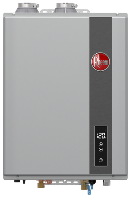 Rheem 199,900 BTU Indoor High-Efficency Condensing Direct Vent Propane Tankless Water Heater Model RTGH-95DVLP-3