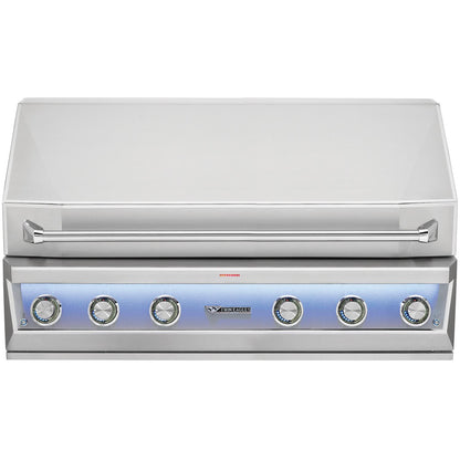 Twin Eagles 54" EAGLE ONE Super Premium Gas Grill with Black Glass Infrared Rotis Burner and Sear Zone - TE1BQ54RS-L