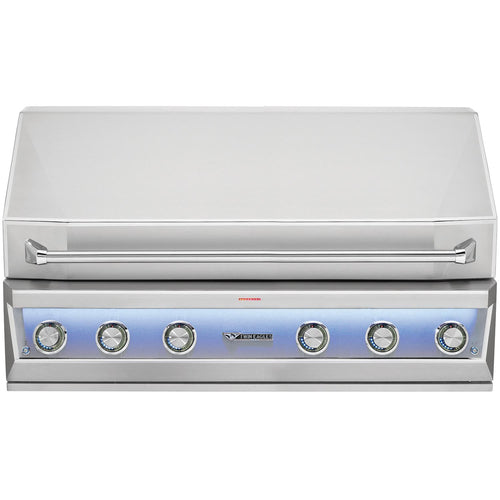 Twin Eagles 54" EAGLE ONE Super Premium Gas Grill with Black Glass Infrared Rotis Burner and Sear Zone - TE1BQ54RS-L