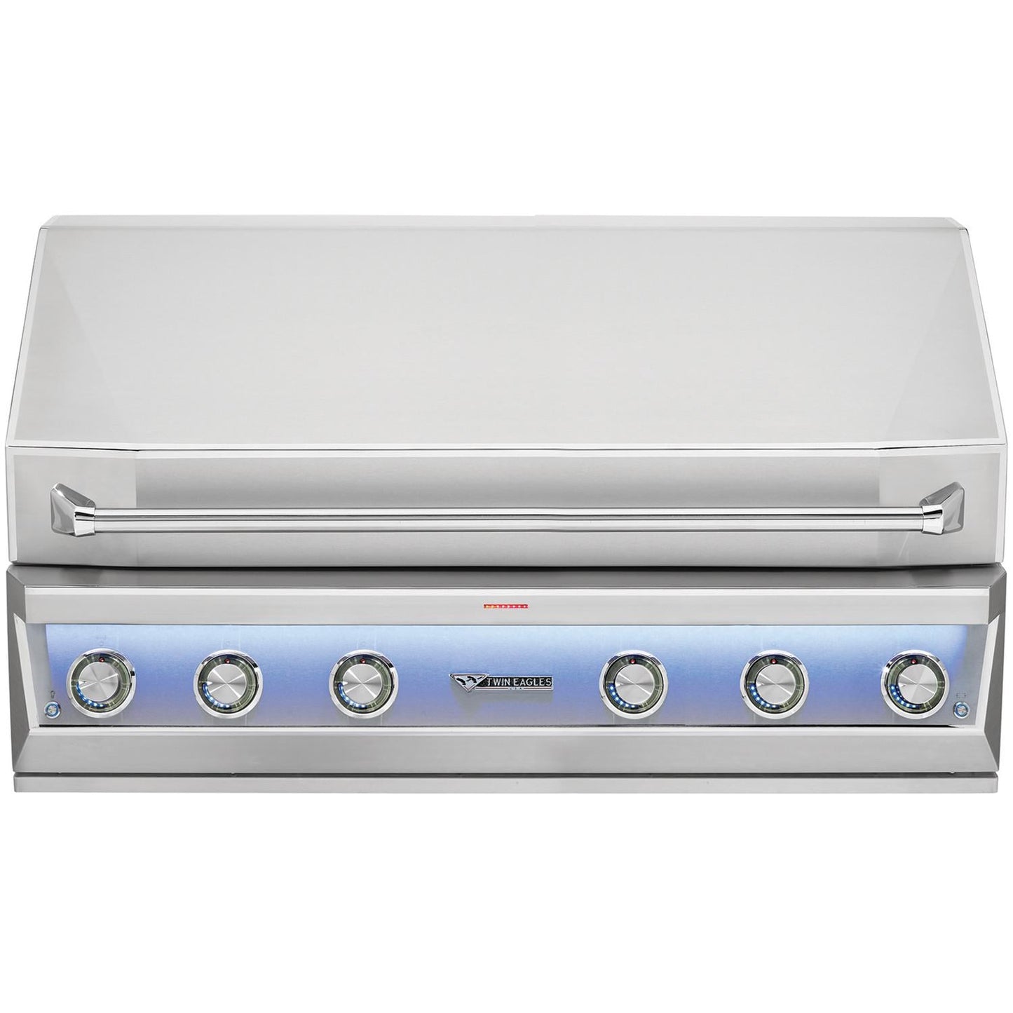 Twin Eagles 54" EAGLE ONE Super Premium Gas Grill with Black Glass Infrared Rotis Burner and Sear Zone - TE1BQ54RS-L