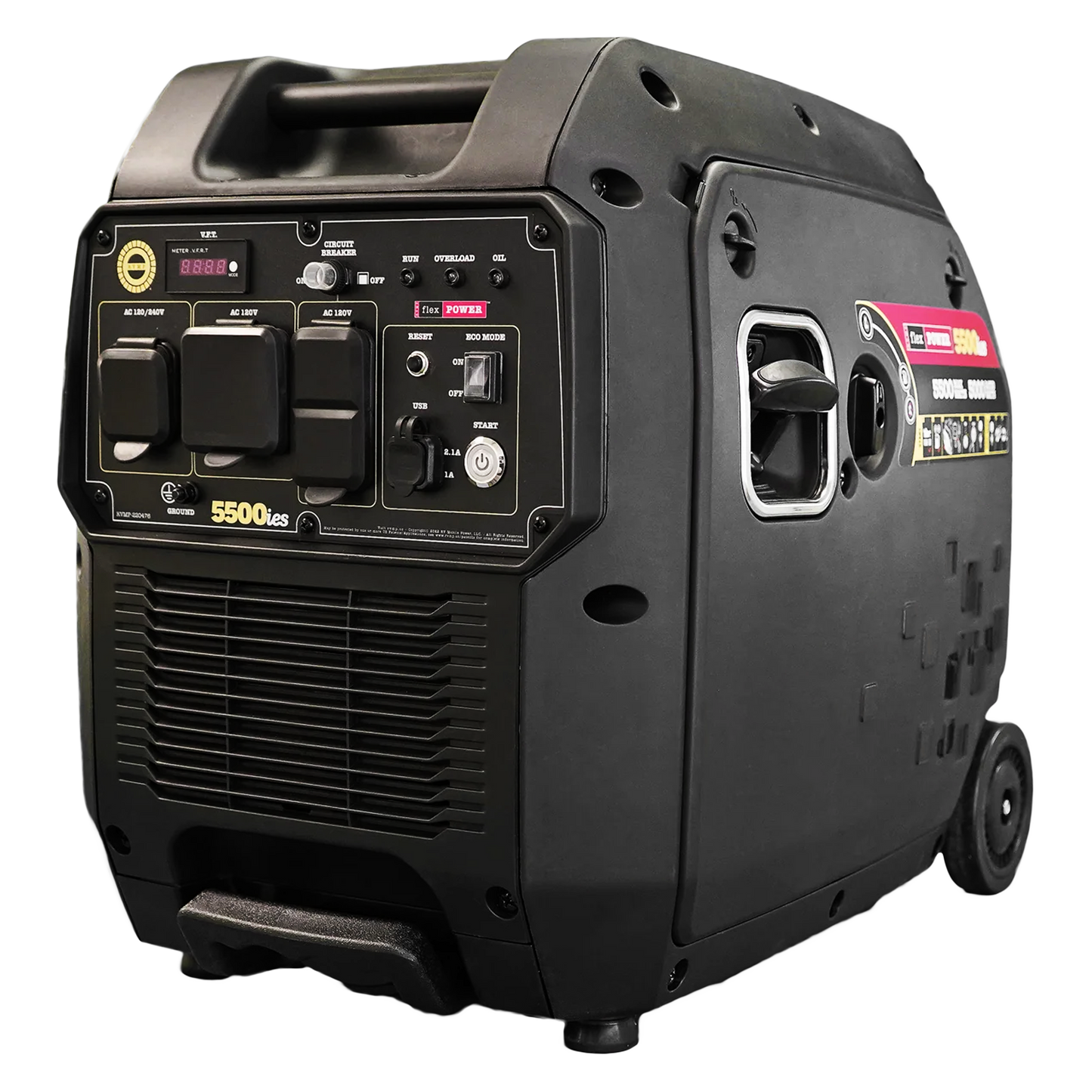 RVMP Flex Power 2800i | 2800 Watt Dual-Fuel Installed RV Generator -, 4LI-RV281