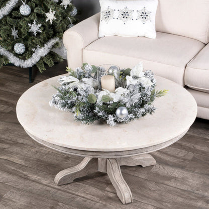 Butler Specialty Company Danielle Marble Coffee Table, Gray  - 5516329