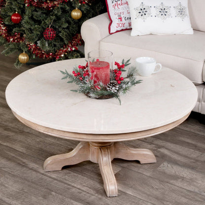Butler Specialty Company Danielle Marble Coffee Table, Tan/Beige -  5516415