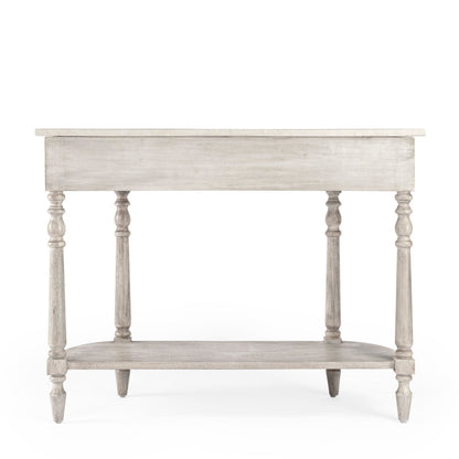 Butler Specialty Company Danielle Marble 40"" one- drawer Console Table, Gray  - 5517329