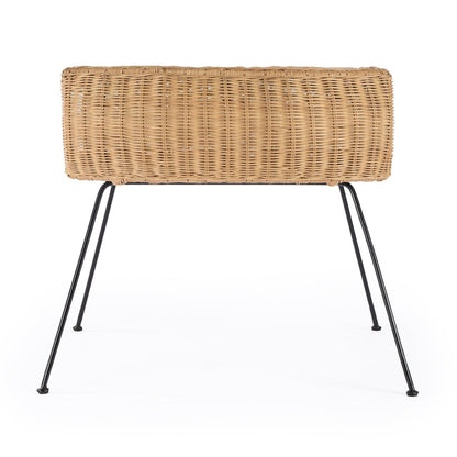 Butler Specialty Company Coralitta Rattan End Table, Light Brown  - 5578404