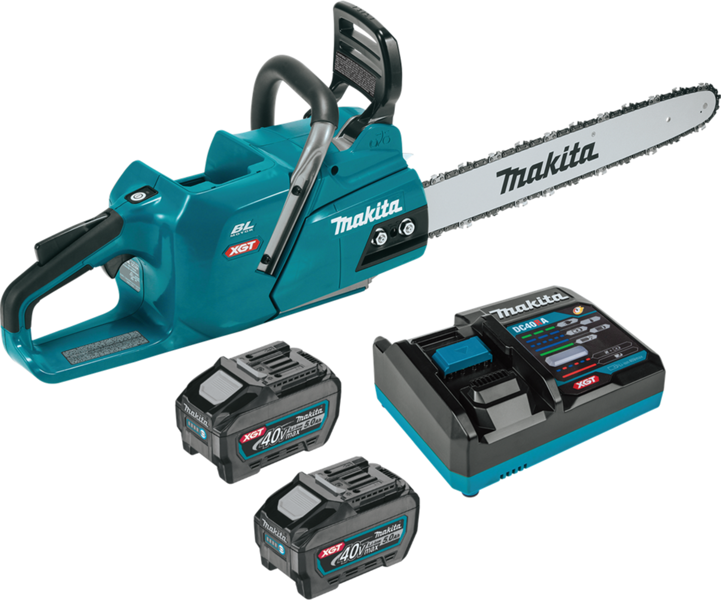 Makita GCU04T 40V MAX XGT Brushless Cordless 18 In. Chain Saw Kit - GCU04T