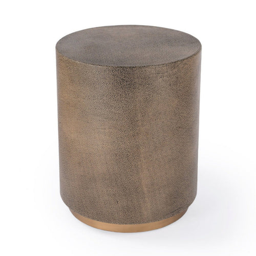 Butler Specialty Company Olenka Round 20""W Accent Table, Gold  - 5590350