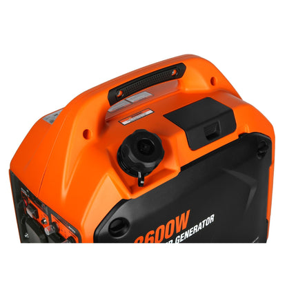 WEN 56360iX Quiet and Lightweight 3600-Watt RV-Ready Portable Inverter Generator with Fuel Shut Off and CO Watchdog