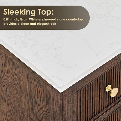 Cerrito 72" double vanity with top