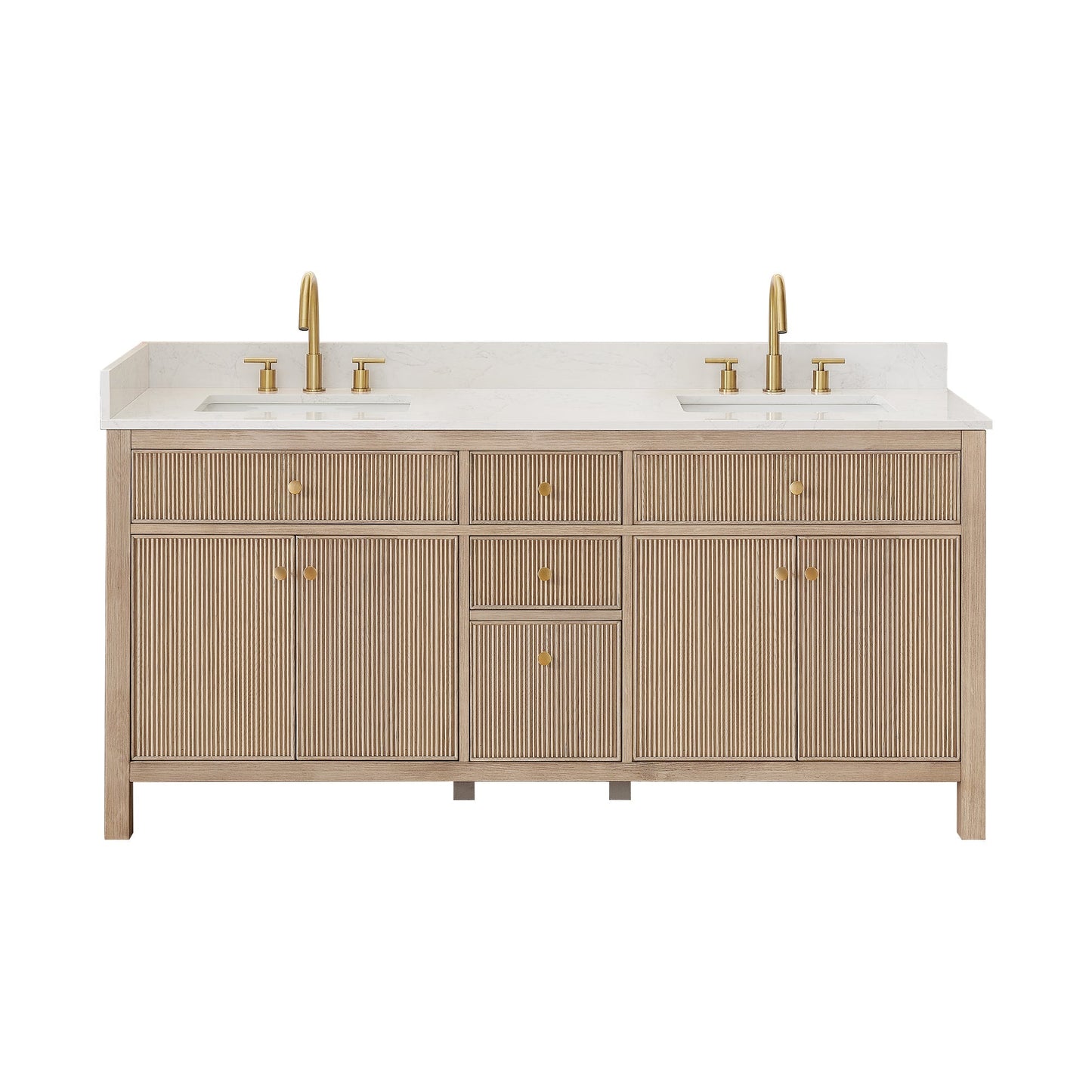 Cerrito 72" double vanity with top