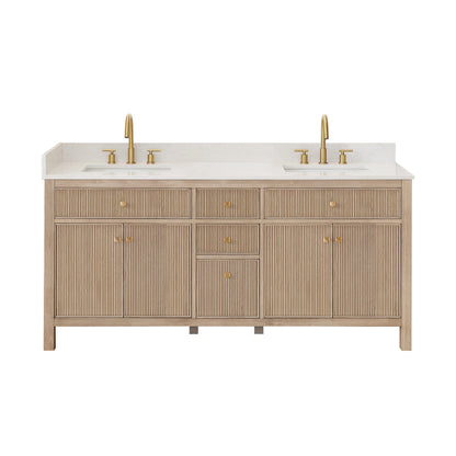 Cerrito 72" double vanity with top